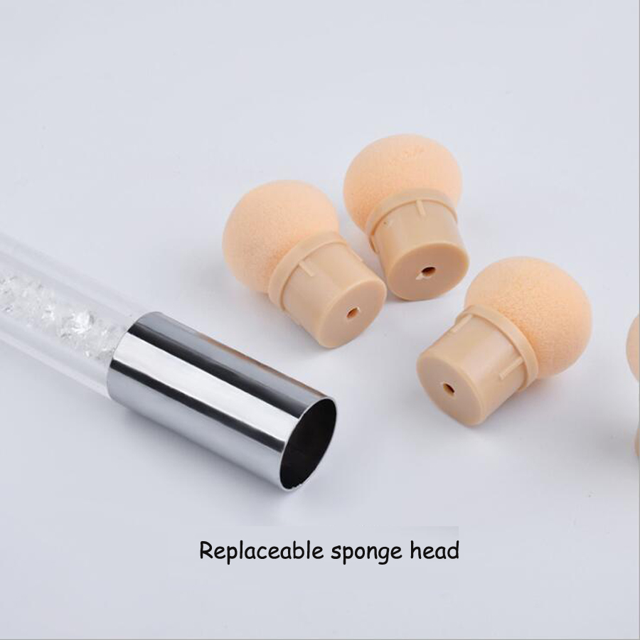 Hot sale Nail Tools Gradient Brush Smudge Point Light Therapy Nail Brush Sponge Manicure Brush nails brushes for manicure