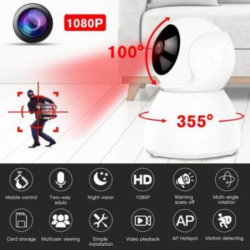 Wireless Wifi 1080P IP Camera Security Camera WiFi Wireless CCTV Camera Webcam Home Baby/Pet Monitor US EU UK Plug