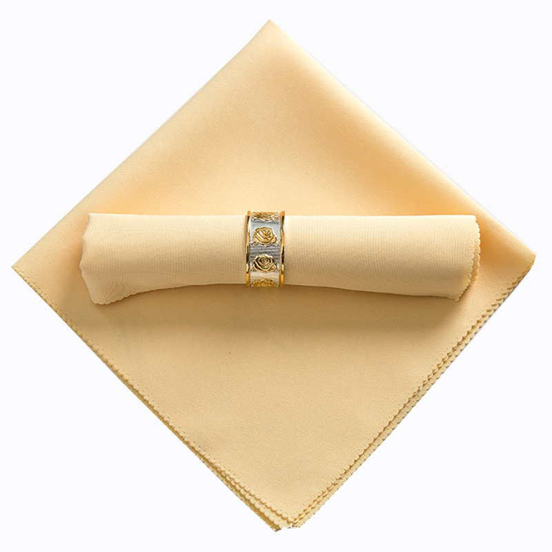 10pcs/lot brown napkin wedding decor cloth napkin dish table napkin for kitchen servilleta new