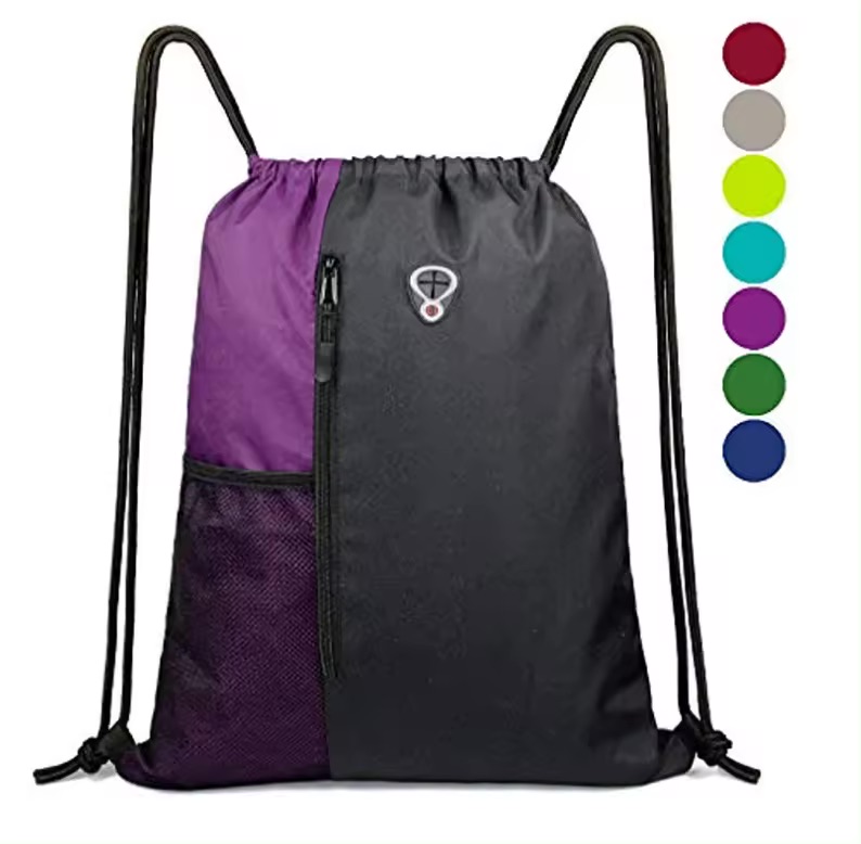 bulk nylon drawstring backpacks