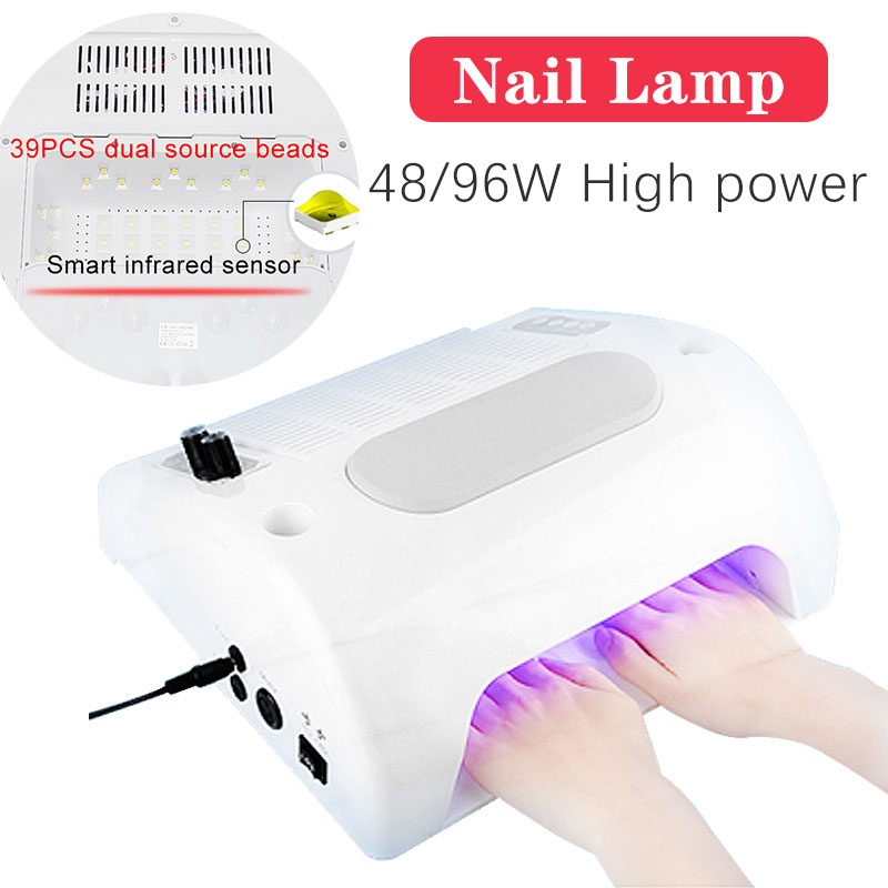 5 In 1 Nail Art Equipment With Nail Lamp Nail Vacuum Cleaner Nail Drill Machine For Manicure Nail Salon or Personal Use