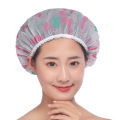 Family Thickened Waterproof And Oil Fume Cap High-grade Frosted Printed Lace Shower Cap Waterproof Thicken Elastic Women Spa