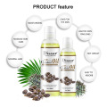 100% Organic Castor Oil Natural Organic Coconut Oil Moisturizing Deep Relaxation Body Face Skin Care Massage Essential Oil 100ml