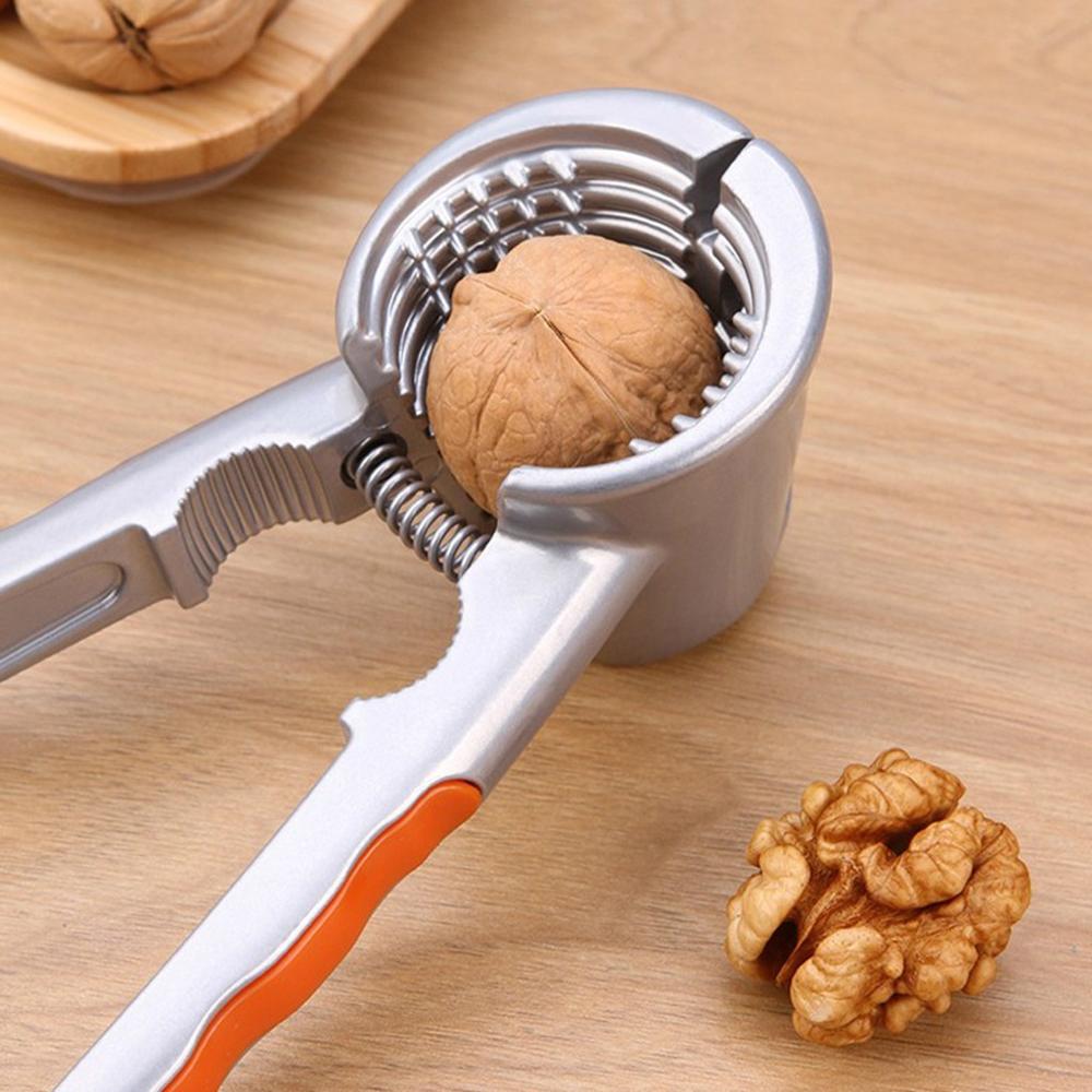 Multi-function Chestnut Clip Nut Cracker Opener Sheller Walnut Pliers Metal Cutter Stainless Steel Open Walnut Kitchen Tools Q40