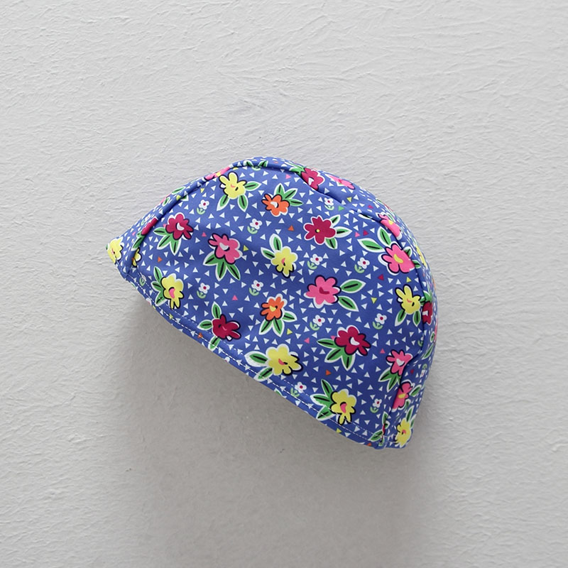 2020 New Girls Swimming Caps 2-8years Swim Hats Printed Floral Style Swimming Caps Children CZ1023