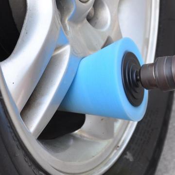 Car Polisher Tyres Wheel Wheel Hub Tool Burnishing Foam Sponge Polishing Pad Polishing Machine Cone-shape Wheel Hubs Disk