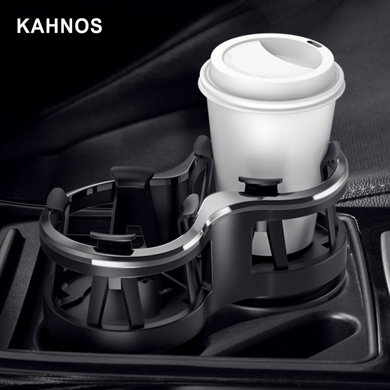 Car Drink Holder Double Hole Beverage Holder Car Drink Bottle Cup Holder Water Bottle Mount Stand Coffee Drinks Car Accessories