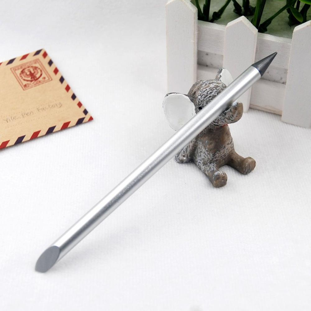 Novelty Cool Undead Full Metal Fountain Pen Luxury Eternal Pen Gift Box Inkless Pen Beta Pens Writing Stationery Office School