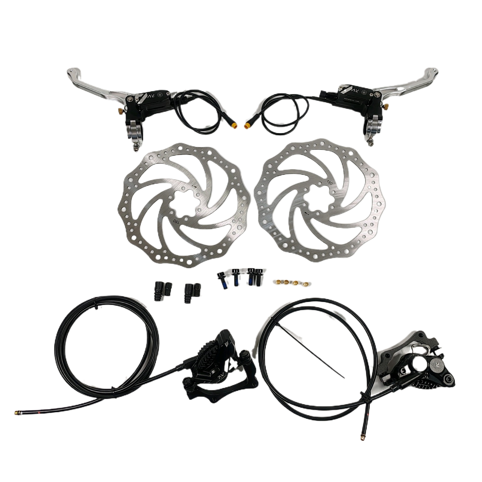 Electric bicycle safety brake lever