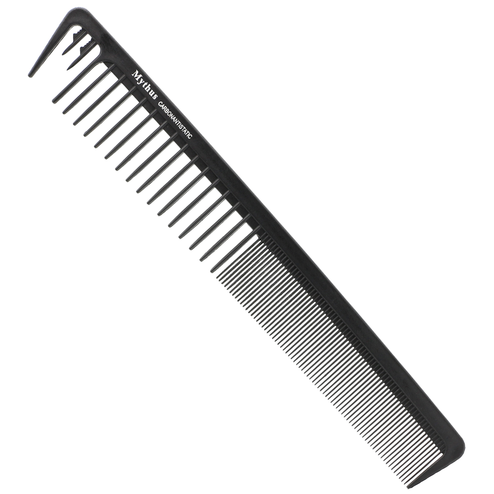 Mythus 9 Piece/Lot Barber Hair Carbon Comb Set Antistatic Tail Comb Hairdressing Hair Cutting Comb Heat Resistant Styling Tools