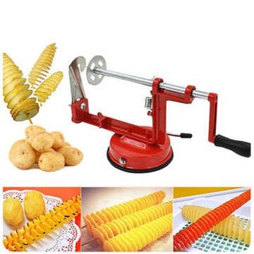 Manual Stainless Steel Sweet Potatoes Machine Potato Slicer Potato Spiral Cutter For Kitchen Tool