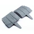 20pcs Grey Stone Effect Lawn Grass Edging Garden Plant Flower Bed Border 22*24cm