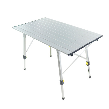 Outdoor Portable Multipurpose Folding Table Home Use Camping Trip Aluminum Alloy Adjustable Height Picnic BarbecuesTable