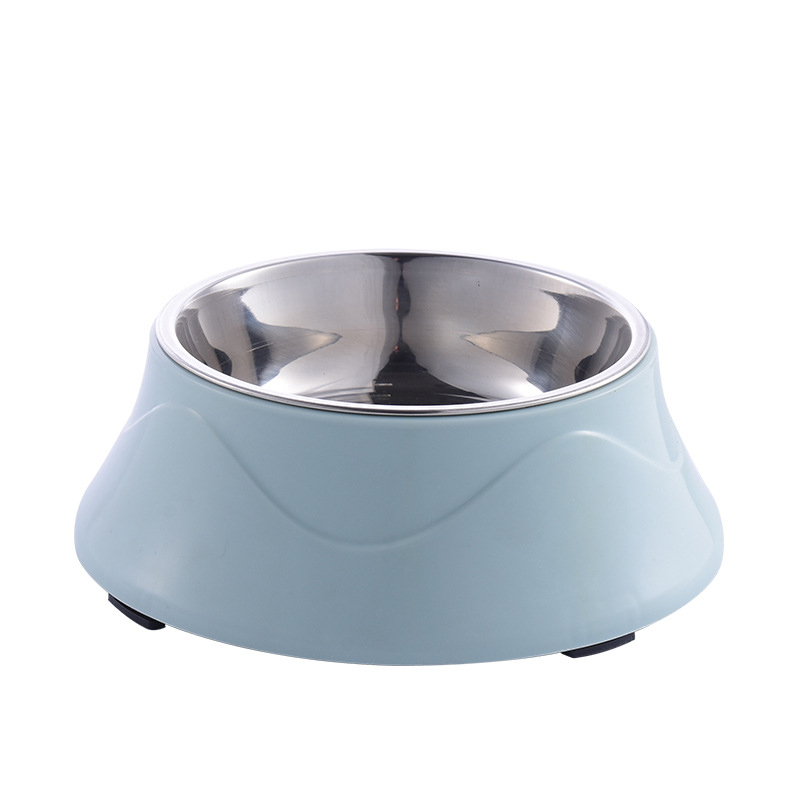3 Color 304 Stainless Steel Pet Dog Cat Bowl Dog Pot Bowl Pet Feeder Anti-skid Dogs Cats Water Bowl Outdoor Pet Drink Tools