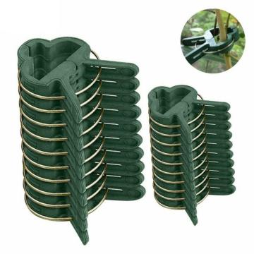 20Pcs Plastic Plant Support Clips Clamps For Plants Hanging Vine Garden Greenhouse Vegetables Tomatoes Clips Agriculture Tools