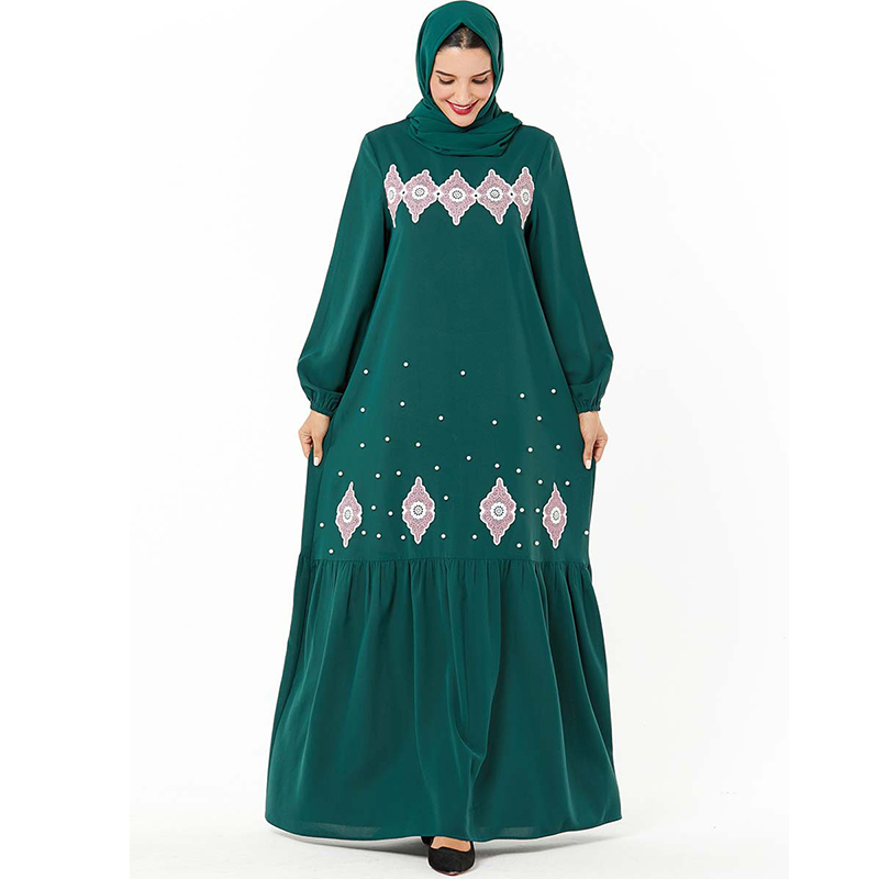 Plus Size Arabic Abaya Dubai Muslim Hijab Dress Islamic Clothing For Women Jilbab Caftan Marocain Kaftan Turkish Dresses Ramadan