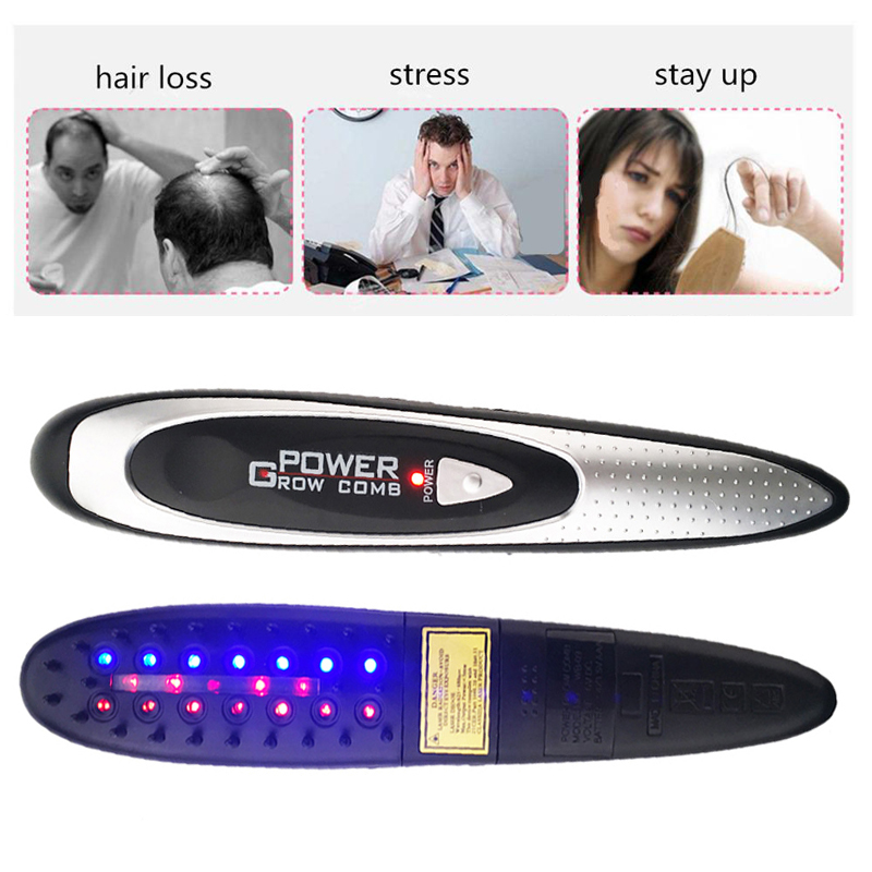 Infrared Massage Laser Electric Comb Equipment Hair Growth Care Anti Hair Loss Treatment Regrowth Restoration Grow Brush Set
