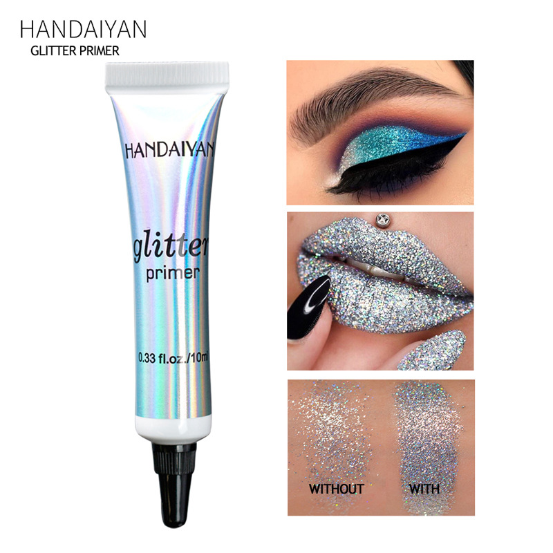 1pc 10ml Eyeshadow Glitter Primer Sequin Glue Glitter Primer Cream Face Lip Eye Waterproof Makeup Eyeshadow Glue Cream