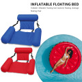 Swimming Pool Float Lounge Water Chair Summer Inflatable Foldable Floating Row Beach Swimming Pool Water Hammock Water Bed