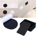 10Pairs DIY Strong Self Adhesive Hook Loop Fastener Tape Round/Square Nylon Sticker Velcro Adhesive Fastener Hook Loop with Glue