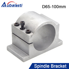 D65-100mm Cast Aluminium Bracket of CNC Spindle Motor for Engraving Milling Machine Spindle Clamp CNC Machine Tool Spindle