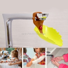 Faucet Extender Baby Kid Hand Washing Water Leaves Guiding Gutte