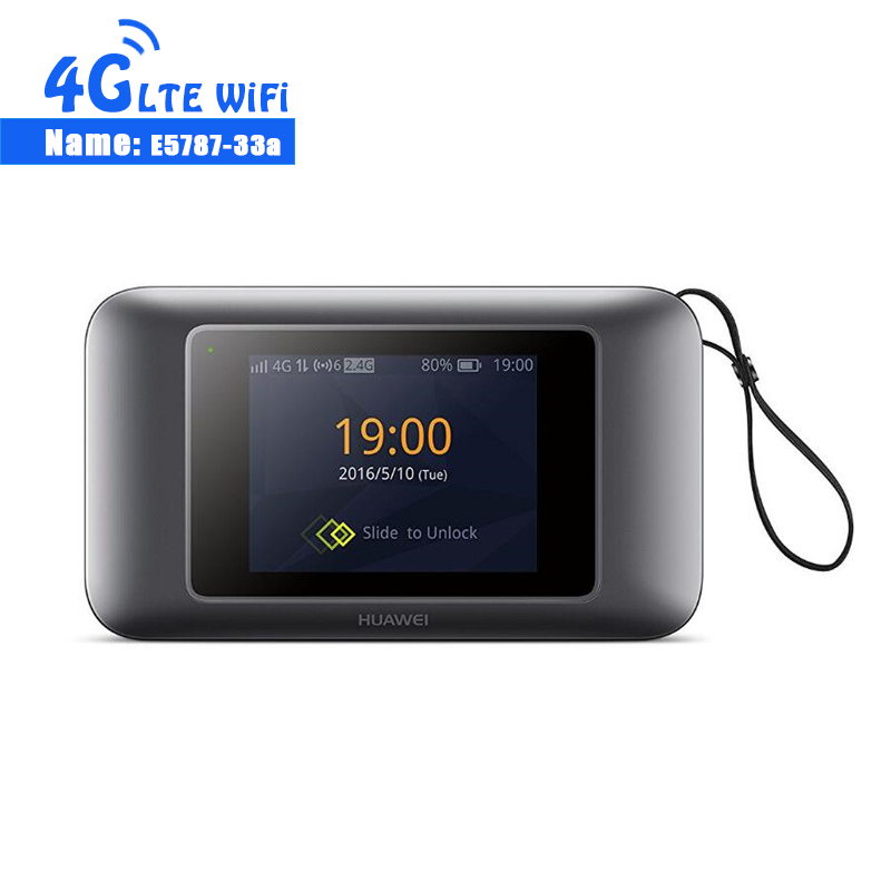 Unlocked New Arrival Huawei E5787 E5787s-33a 4G LTE Cat6 300Mbps Mobile WiFi Hotspot 3000mAh Battery LTE 4G Portable Router
