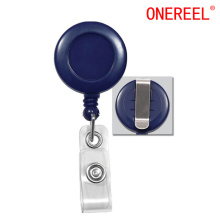 Retractable Badge Reel with Metal Belt Clip