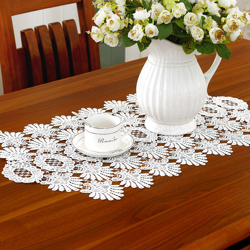 Super European Table runner elegant lace table cloth runner decorative table runners luxury wedding decoration piano cover flag