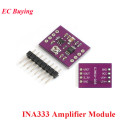 INA333 Amplifier Module Op Amp Module Human Micro Signal Multifunctional Three Op Amp Precision Instrumentation Amplifier Board