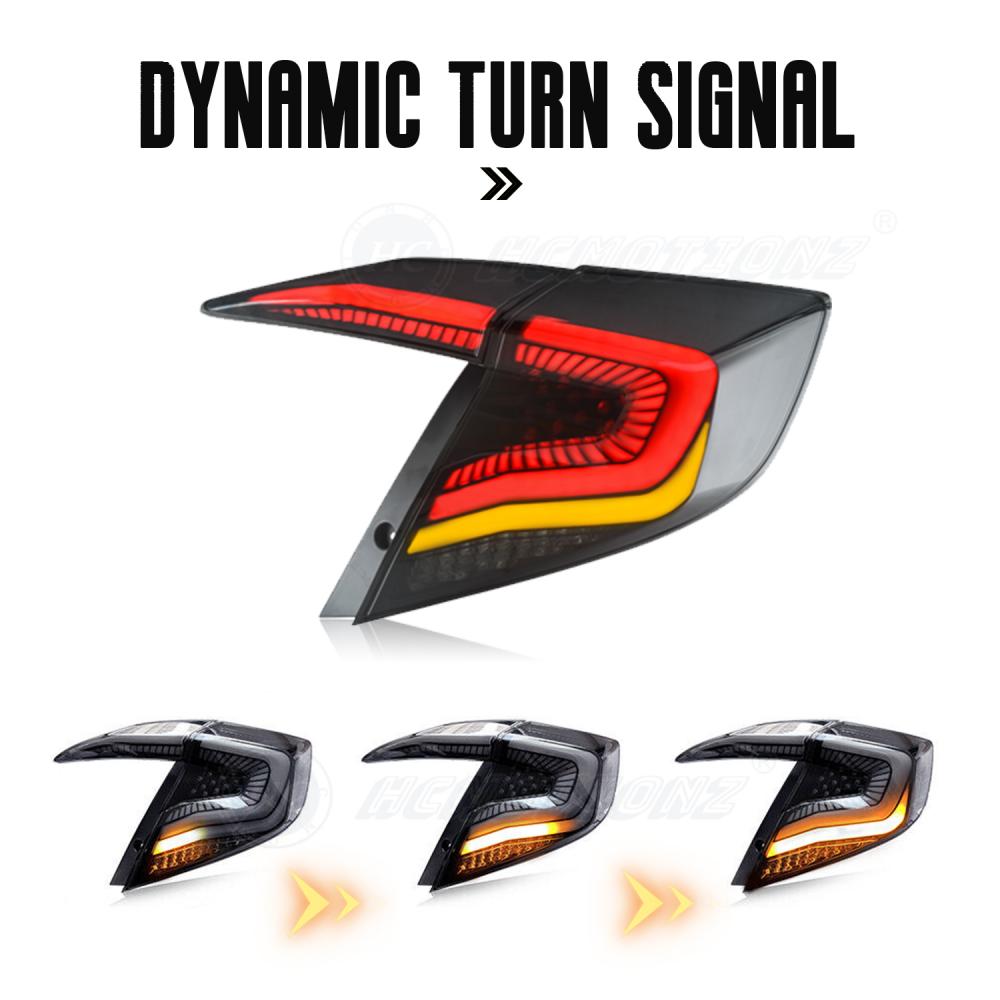 HCMOTIONZ RGB Taillights For Honda Civic 2016-2021