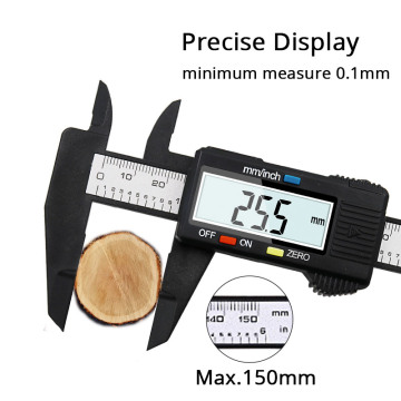 0-150mm LCD Electronic Digital Vernier Caliper 6 Inch Fiber Micrometer Guage Measuring Tool Accurate Digital paquimetro Ruler