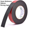 2pcs/1pcs 0.5mm-2mm thickness Super Strong Double side Adhesive foam Tape for Mounting Fixing Pad Sticky