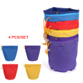 4Pcs 1 Gallon Garden Grow Bag Filter Bag Bubble Bag Herbal Ice Plant Extractor Kit Micron Extraction Bags With Pressing Screen