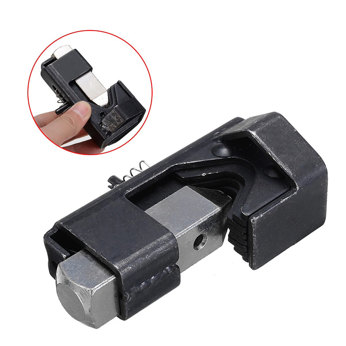 1Pcs Cable Lug Crimping Tool Battery Hammer Crimper Wire Terminal Welding Hammer Type Spring Loaded Crimping Plier Accessory