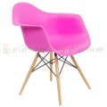 Eames Arm Chair with Wood Legs
