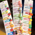 1Set Girls Cute Cartoon Animal Fruit Colorfur Hairpins Children Sweet Hair Clip Barrettes Headband Kids Fashion Hair Accessories