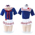 Lolita Anime Cosplay Dress Japanese School Girl JK Uniform Cute Navy Sailor Sexy Lingerie Cheerleader Role Play Sexy Costumes