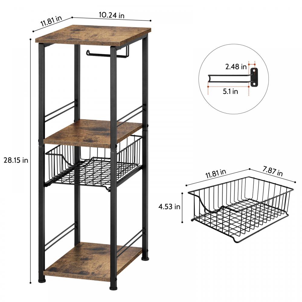 Reestanding Bathroom Storage Cabinet