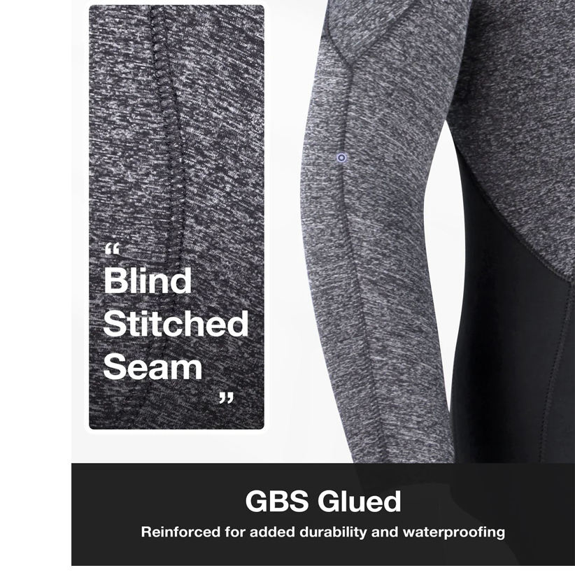 Mens 4 3mm Chest Zip Wetsuit Gbs