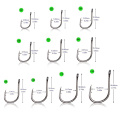 Sfit 100Pcs Fishing Hooks Set Carbon Steel Single Circle Fishing Hook Fly Fishing Jip Barbed Carp Hooks Sea Tackle Accessories