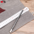 Double Scales 20cm 8inches Aluminium Alloy Metal Ruler M&G Office Ruler scale ruler steel student ruller school supplies