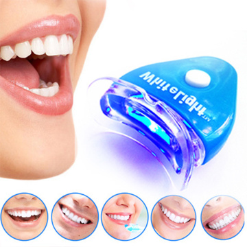 QIC Electric Dental Teeth Whiting Kit Including Battery Original White LED Light Tooth Whiten Toothpaste Gel Whitener Oral Care