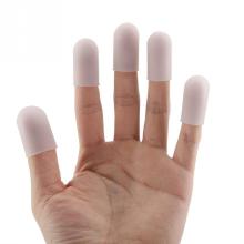 5pcs Silicone Finger Protector Thumbs Cover Fingertip Gloves for Heat Cooking Baking Barbecue Kitchen Tools