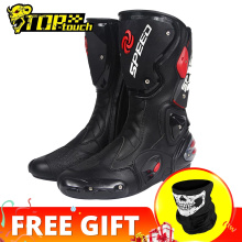 PRO-BIKER SPEED BIKERS Motorcycle Boots Men Moto Racing Motocross Off-Road Motorbike Motorcycle Shoes Botas Moto Riding Boots