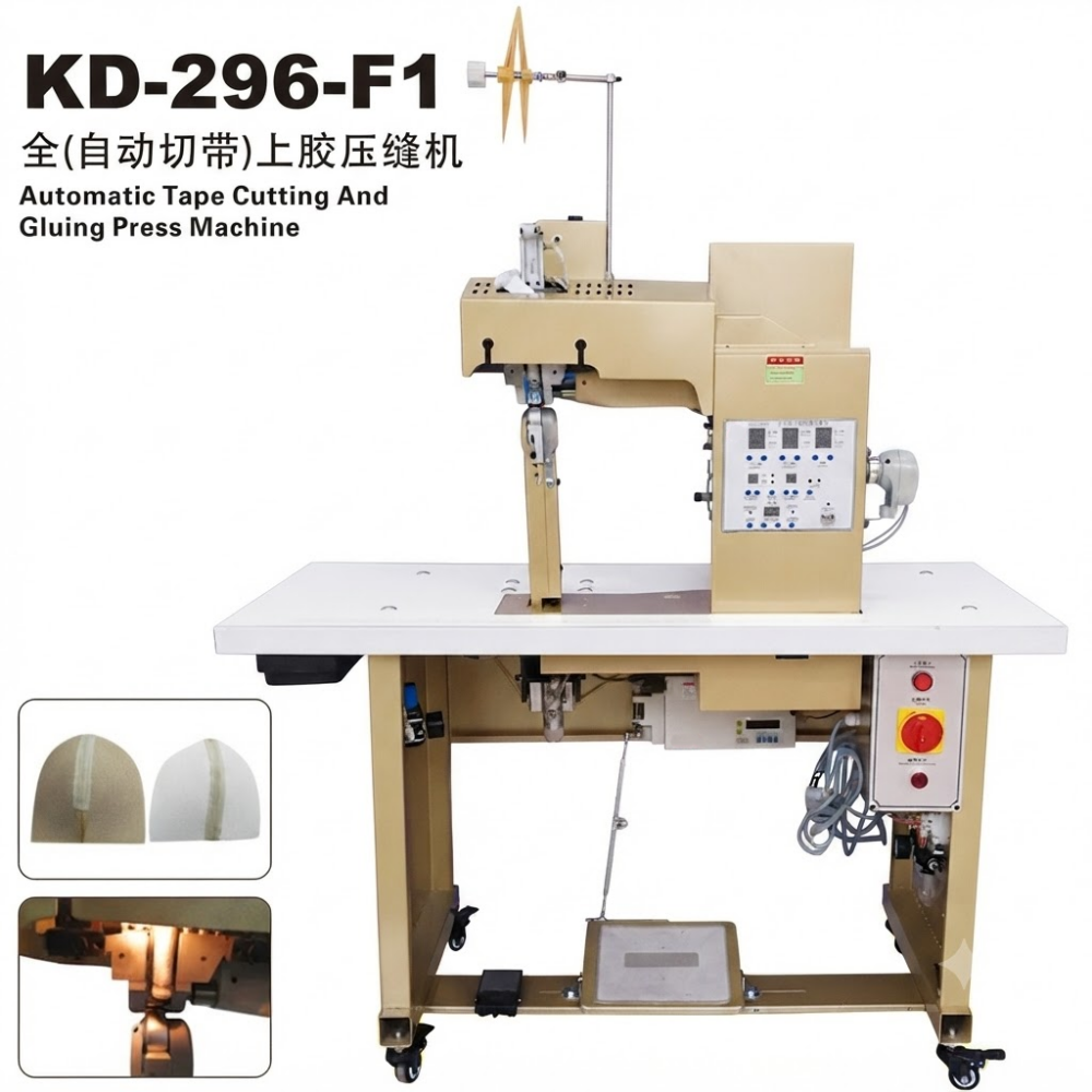 KD-296-F1 Automatic Tape Cutting And Gluing Press Machine (5)