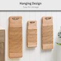 Wood Washboard Washing board with Rectangle Handle Hand Percussion Hand Wash Board Home Cloth Washboard for Laundry Accessories