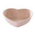 1PC 4Colors Love plastic bowl Round Wheat Straw Heart Club Plastic Relish Plate loving heart Kitchen Accessories