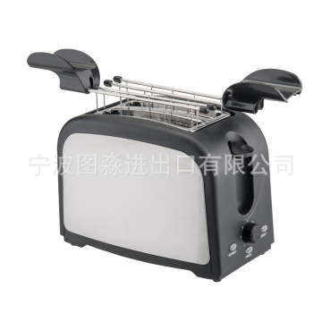 Stainless Steel Toaster Toaster European Standard Spot Household Mini Toaster Cross-Border Custom Light Breakfast Machine