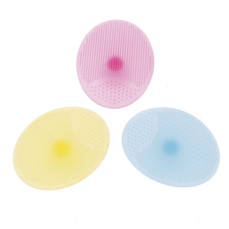 Silicone Cleanser Pads Face Wash Brush Exfoliating Cleansing Blackhead Remover Face Skin Care Tools 4 Colors Available